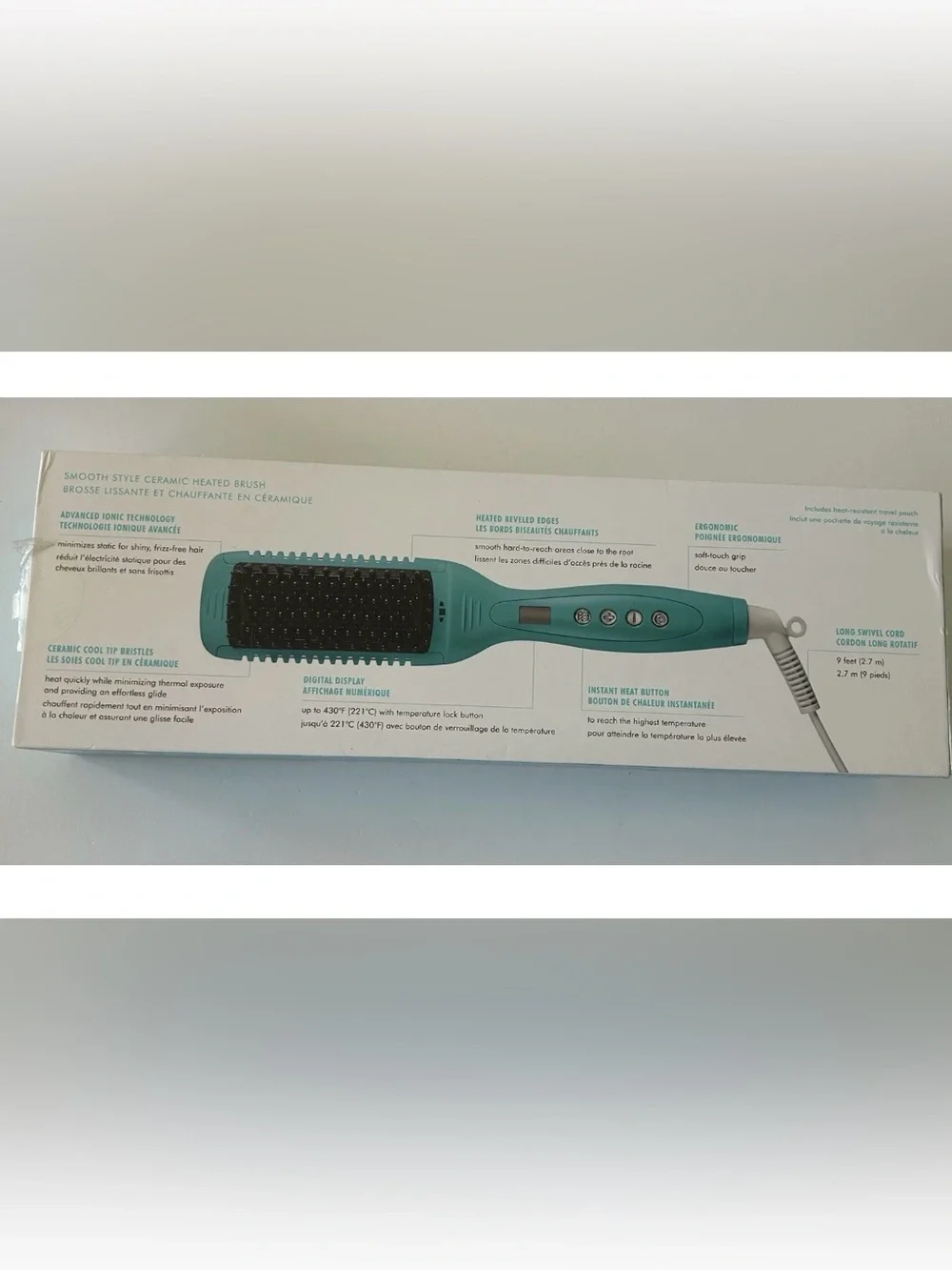 Moroccanoil Smooth Style Ceramic Heated Brush - Teal
